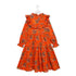 Orange Lawn Dress